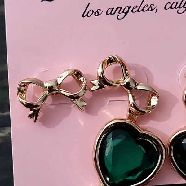 NEW Juicy Couture Cute Earrings Set of 3 - Image 3
