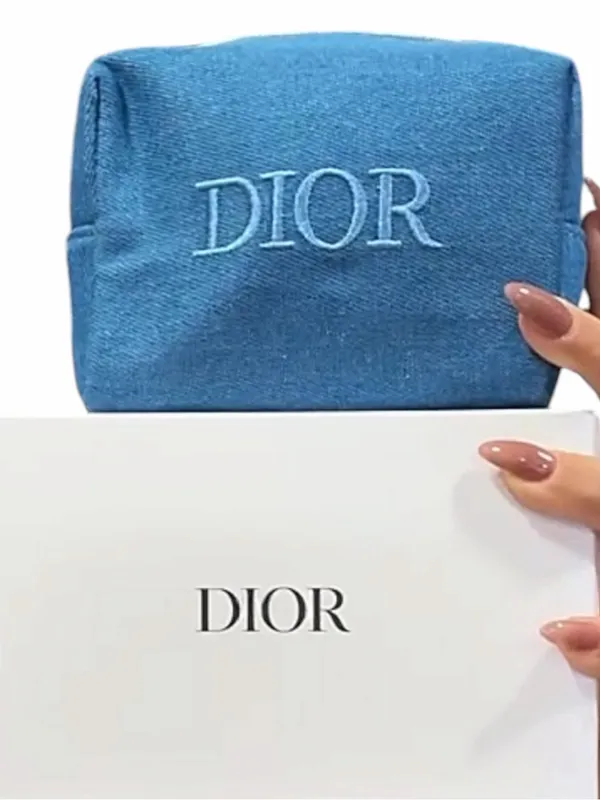 Dior Nib Denim Bag Gwp Item - Image 2