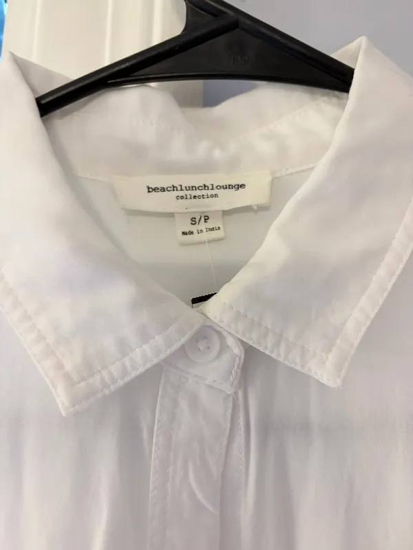 BeachLunchLounge White Button Up - Image 2