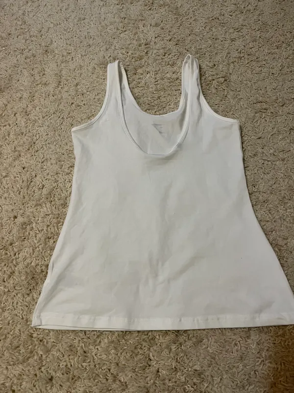 Gymshark White Tank Top Size Small - Image 2