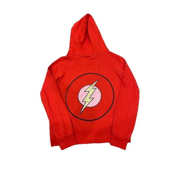 Rare Aviator Nation x ComicCon The Flash Zip Up Hoodie Size Medium - Image 2