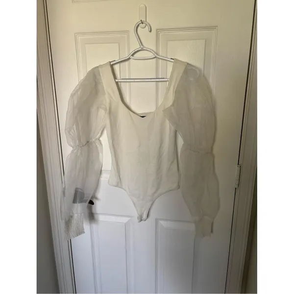 NBD Blaine Bodysuit in White Size Small - Image 4