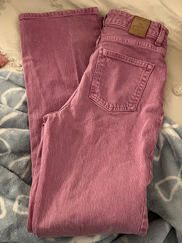 ZARA Jeans Mom Pink  - Image 6