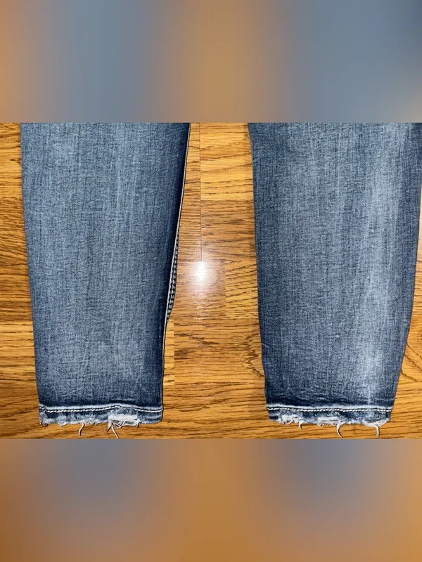 Miss Me Curvy Ankle Skinny Jeans Women’s Waist Size 27 Length 26 Distressed READ - Image 14