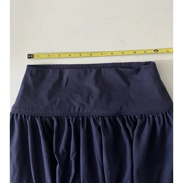 NWT Halara Breezeful Maxi Skirt Size S Navy Blue High Waisted 2-in-1 Quick Dry - Image 8