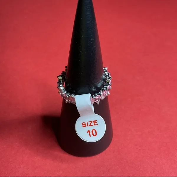 Bomb Party RBP8638 “On A High Note” Cubic Zirconia on Rhodium Size 10 Ring NWT - Image 3