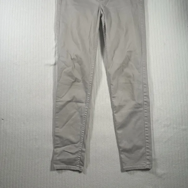 Abercrombie & Fitch Women's Gray Skinny Pants Size 8 W29 L28 Stretch Chino - Image 2