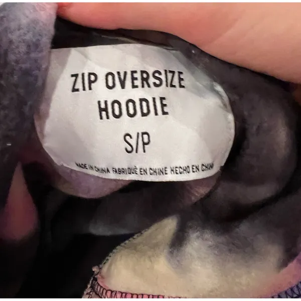 Tie dye zip up Blue - Image 3
