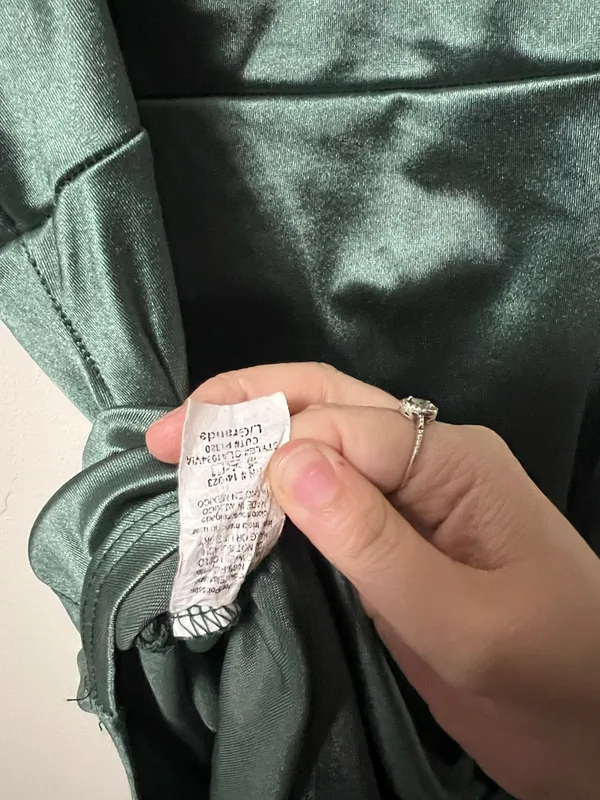Windsor Green Asymmetrical Dress - Image 5