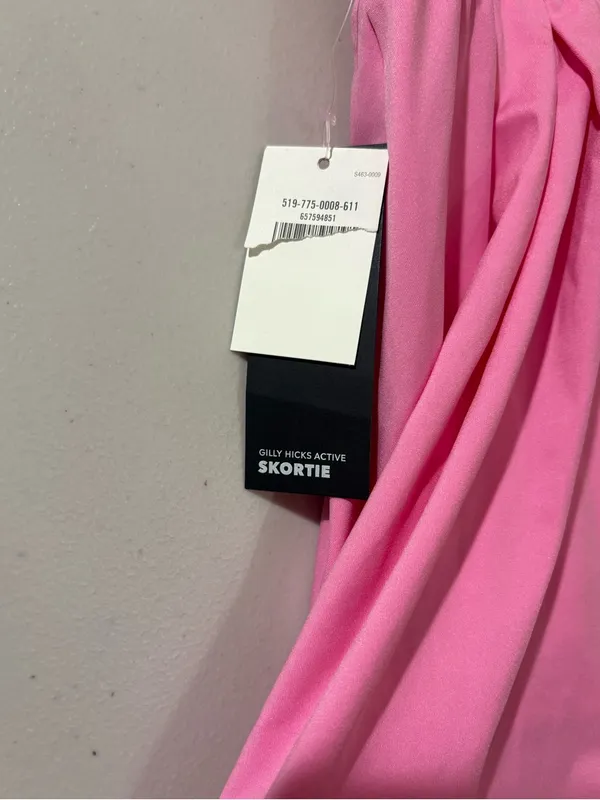 NWT Gilly Hicks Hollister Active Bubble Skortie Pink Size XS - Image 9