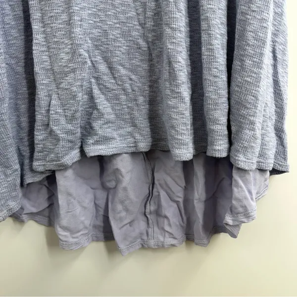 Anthropologie Left of Center Tank Top Womens S Lilac Lagenlook Asymmetrical NWT - Image 3