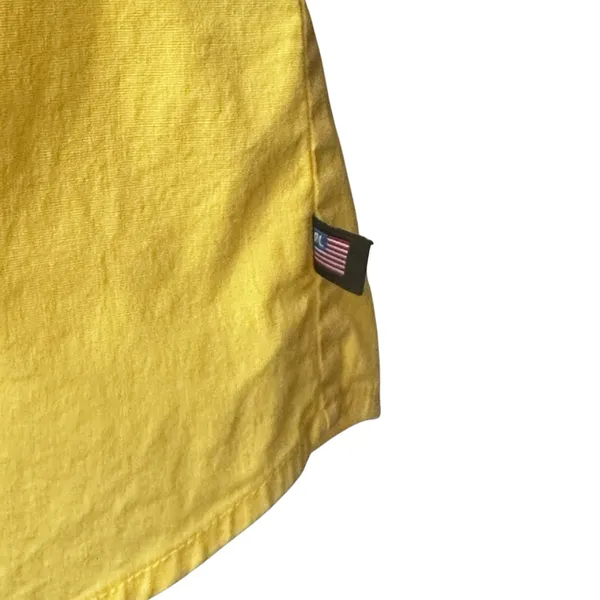 Vintage Polo Jeans CO Ralph Lauren Yellow‎ Button Down Shirt Women's Size XL Y2K - Image 3