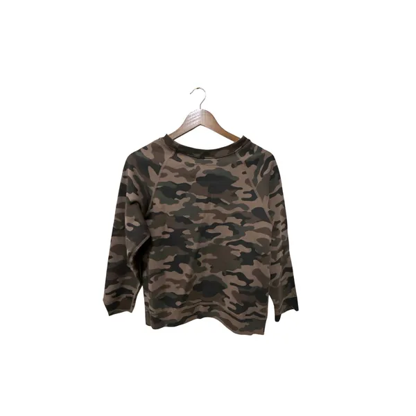 NILI LOTAN Luka Camouflage‎ French Cotton-Terry Sweatshirt Size XS - Image 4