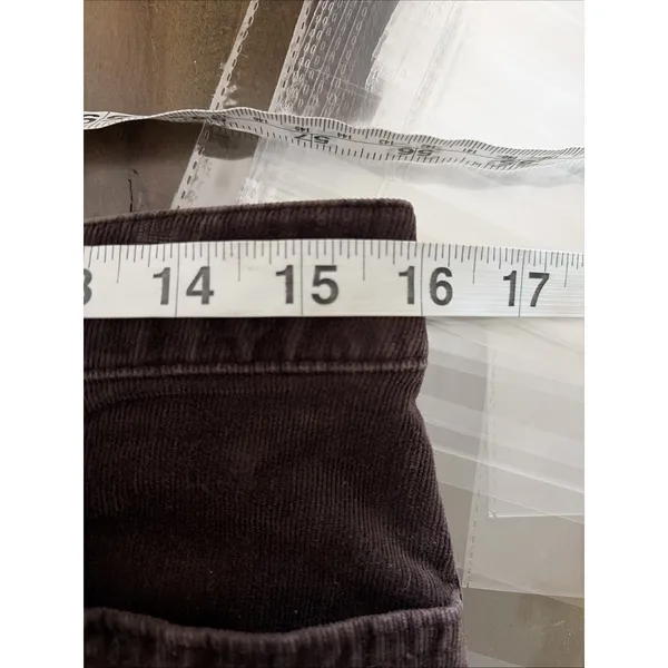 Charter Club Corduroy Pants Womens Size 10P Brown Straight Stretch Cotton Petite - Image 5