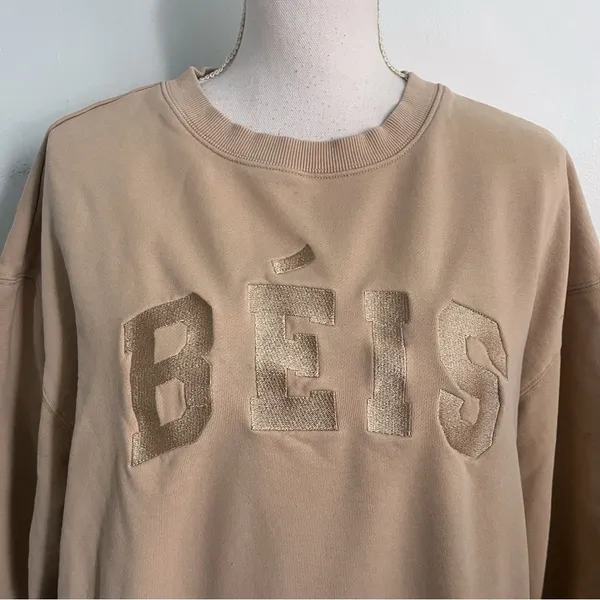 Beis • Tan Beige Crewneck Sweatshirt - Image 6