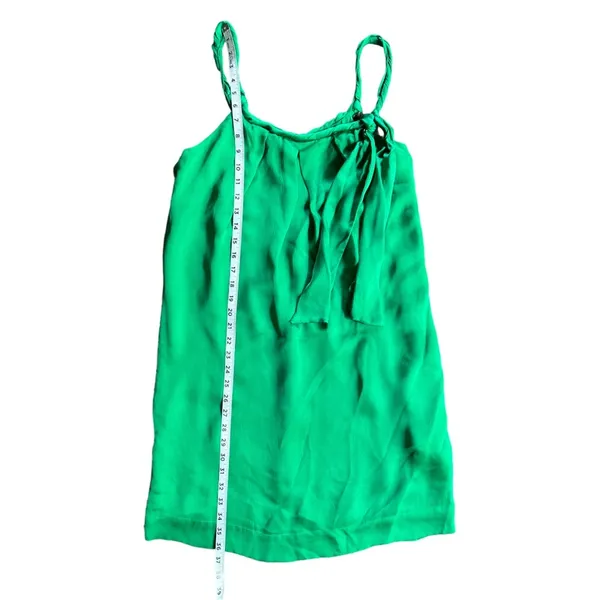 Graham & Spencer Green 100% Silk Dress Size P - Image 3