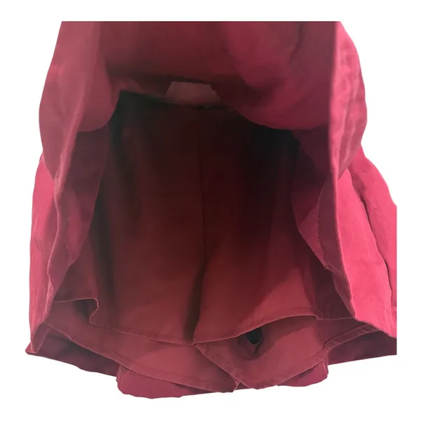 A New Day Women's Burgundy Pleated Mini Skort - Image 3
