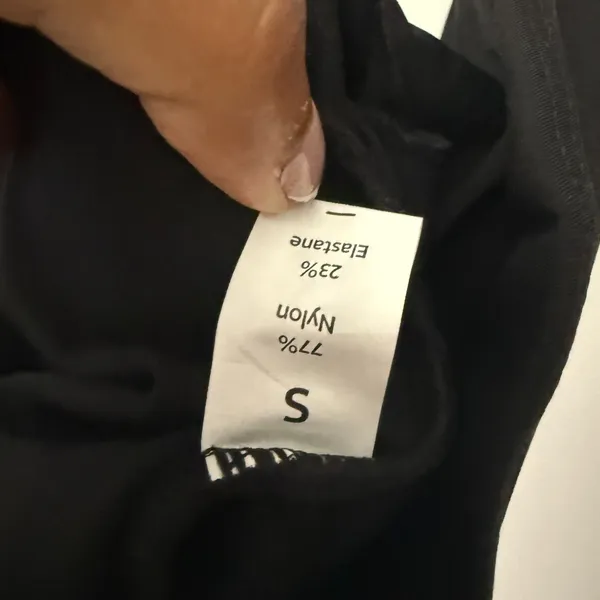 Halara S Black Sports Bra Cloudful Twist Front‎ Activewear Gym Athleisure NWT - Image 4