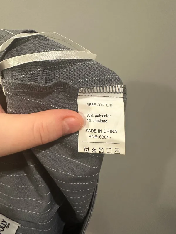 Princess Polly Can’t Sleep Skort Charcoal Stripe - Image 10