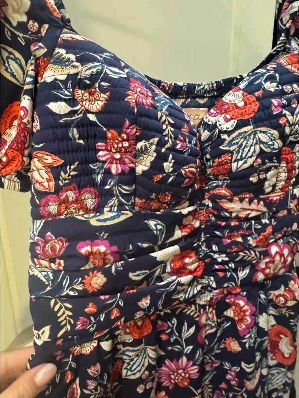 Floral Romper Blue - Image 3