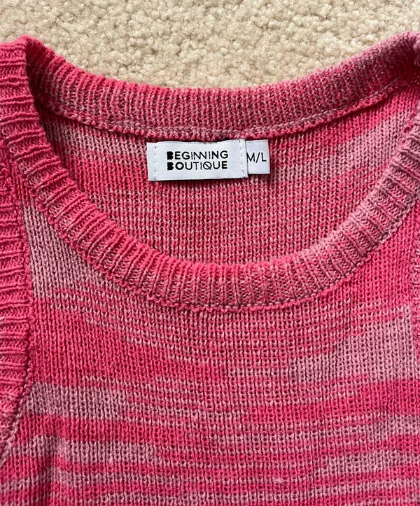 Beginning Boutique Knit Tank Top - Image 3