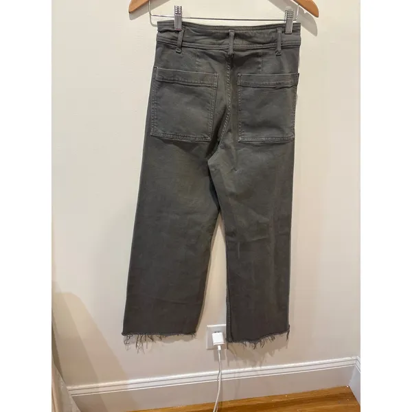 Zara Marine Straight Wide‎ Leg Pants Size 4 - Image 2
