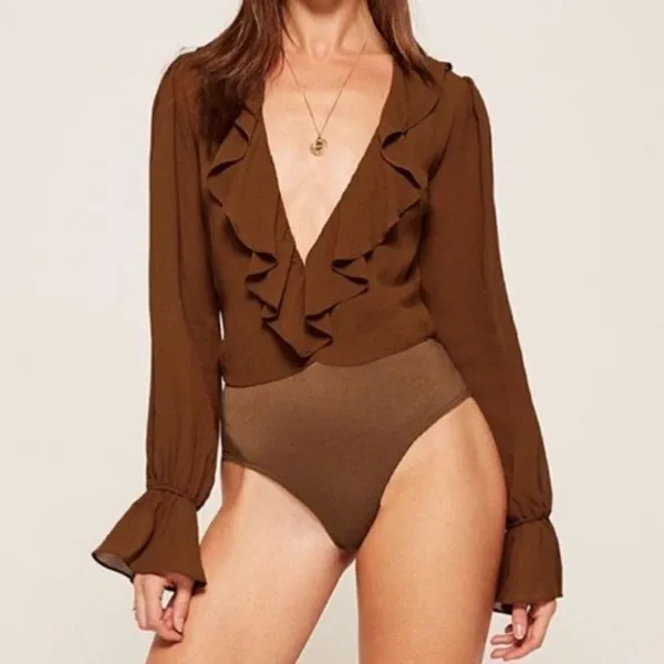 ✨ Reformation Brown Penny Bodysuit✨ - Image 6
