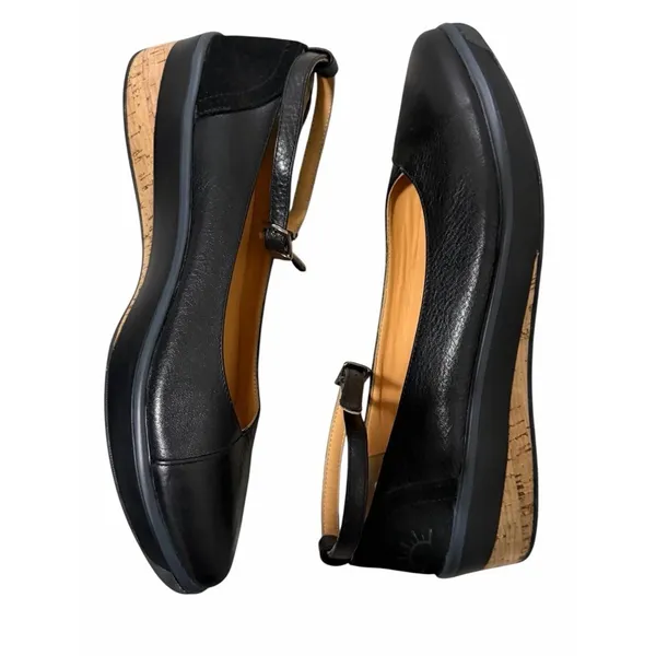 Soleni Ruth Flat Black Shoes‎ Women's Size 8 - Image 8