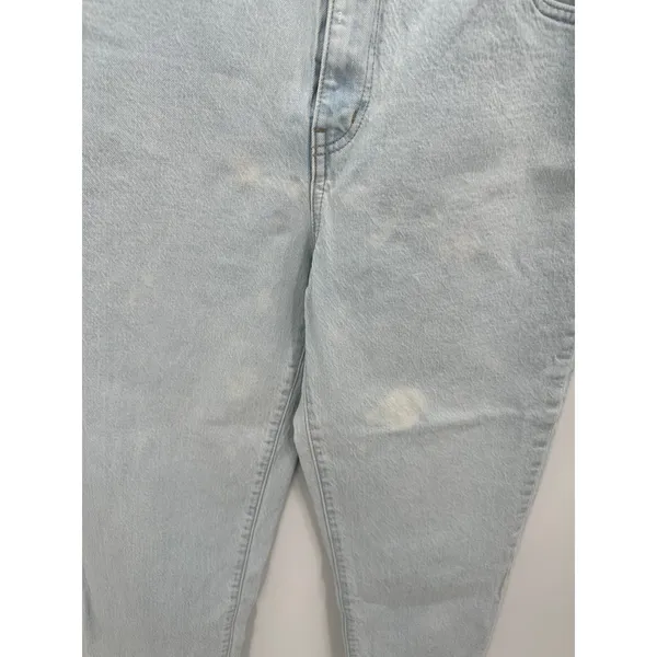 Madewell Paperbag Classic Straight Broomfield Wash Blue Jeans Womens 30‎ - Image 6