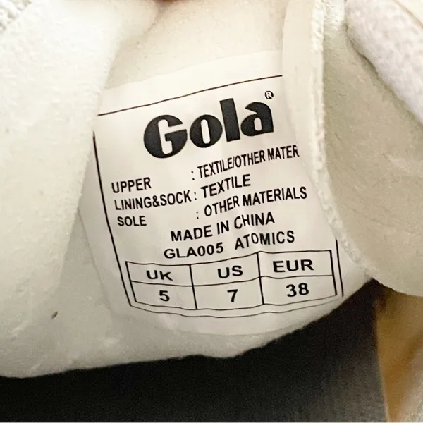 Gola Performance Womens Size‎ 7 Atomics Low Top Fashion Sneakers - Image 7