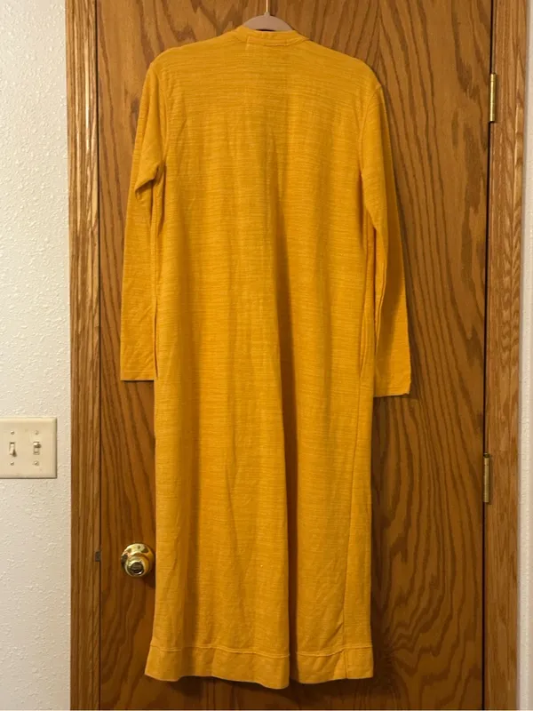 FP Beach Bicoastal Open Front Maxi Duster - Size S - Oversized **Flawed - Image 2