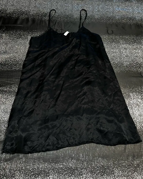 Womens large Athleta Calm Cool Black Slip Dress/Nightgown - Image 3
