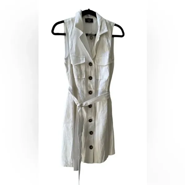 ✨HP✨VICI Vital Style Pocketed Utility White Sz Large Dress✨ - Image 5