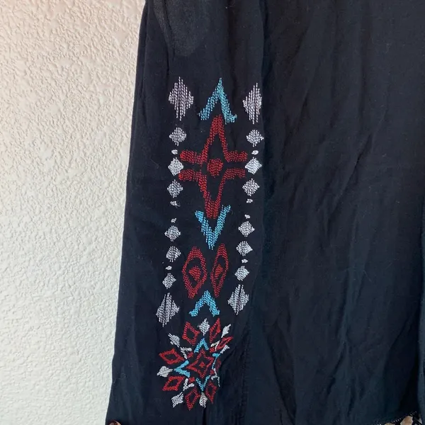 Ariat womens western vest sz s/p country fringe boho coastal cowgirl festival - Image 4
