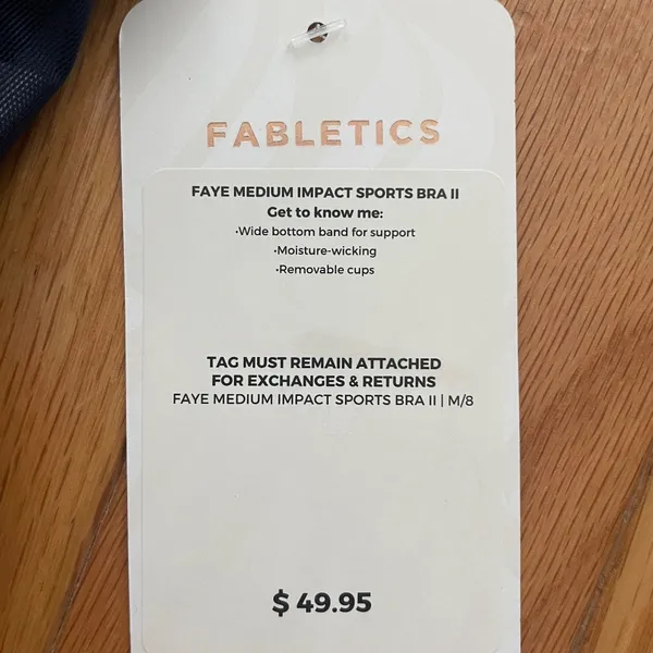 Fabletics Faye Medium Impact Sports Bra - Image 5