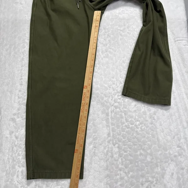 Althleta Farallon Pants Aspen Olive Drawstring Straight Leg Pockets Womens Small - Image 6