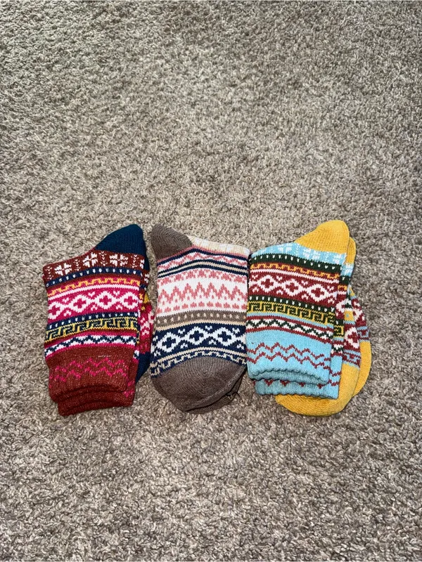 Patterned Crew Socks - Image 2