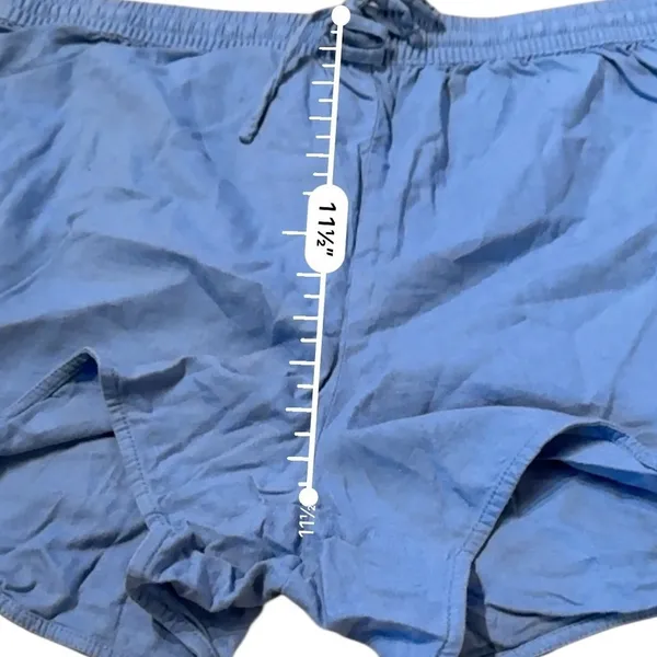 Banana Republic Factory Blue Linen Shorts Large Summer Casual‎ Lightweight - Image 8