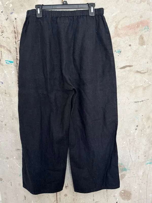 Flax Wide Leg Linen Pants - Image 4
