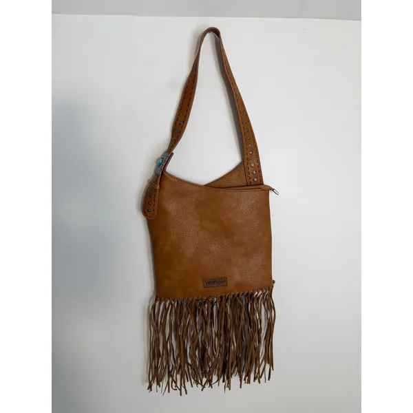 Wrangler fringe shoulder bag western-style front pocket NWOT - Image 4
