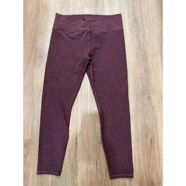 Vuori Clean Elevation Legging Claret Heather Purple High Rise‎ VW444 Womens XL - Image 3