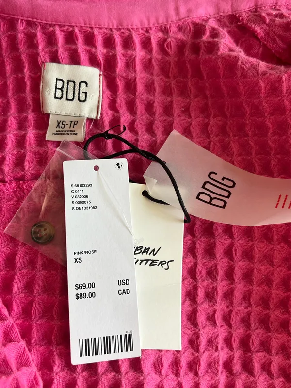 BDG Urban Outfitters waffle top - Image 3
