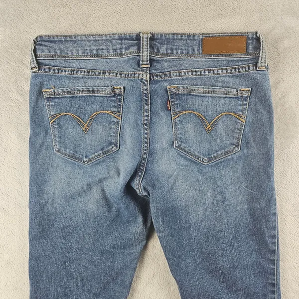 Levis Demi Curve Low Rise Skinny Jeans Blue Women's Size 28x32 - Image 10
