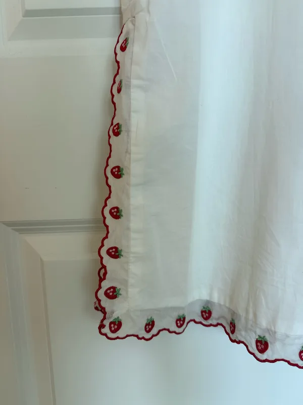 Jacquie The Label White Strawberry Dress - Image 6