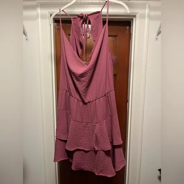 BCBGeneration Purple Mini Dress - Image 2