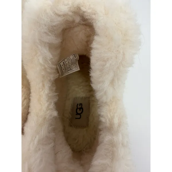 Ugg Raincloud Clear Waterproof Rubber Wool Lined Rain Boots Natural Size 7 NWOT - Image 9