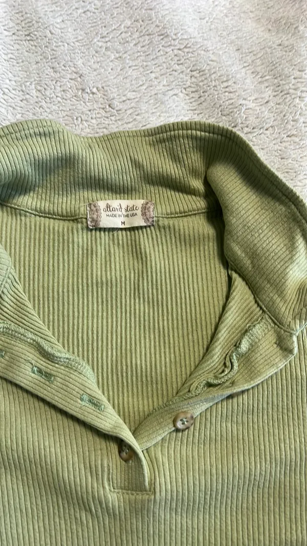 Altar'd State Green Crop Top - Image 2