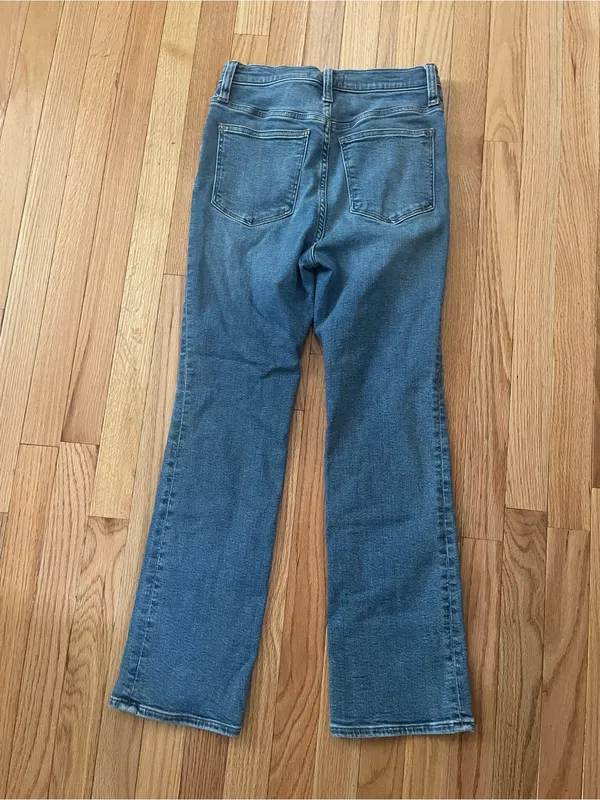 Madewell Cali Demi Boot Jeans 26 Medium Wash High Rise - Image 8