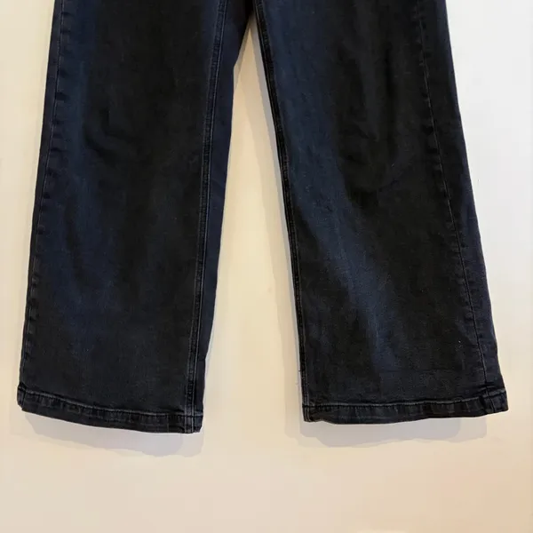 Gap High Rise Stride Black Leg Women's Jeans Black 27W - Image 3