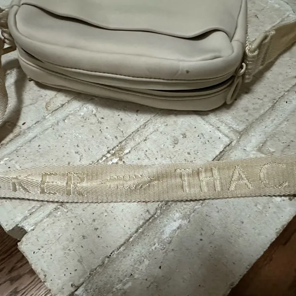 Anthropologie Thacker NYC Cocoon 3 in 1 Phone Bag Cream Neoprene Crossbody Purse - Image 7